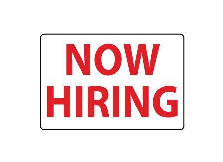 now hiring