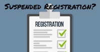 Suspended registration lawyer