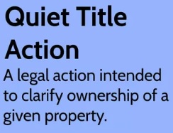 Quiet Title Action Lawyer